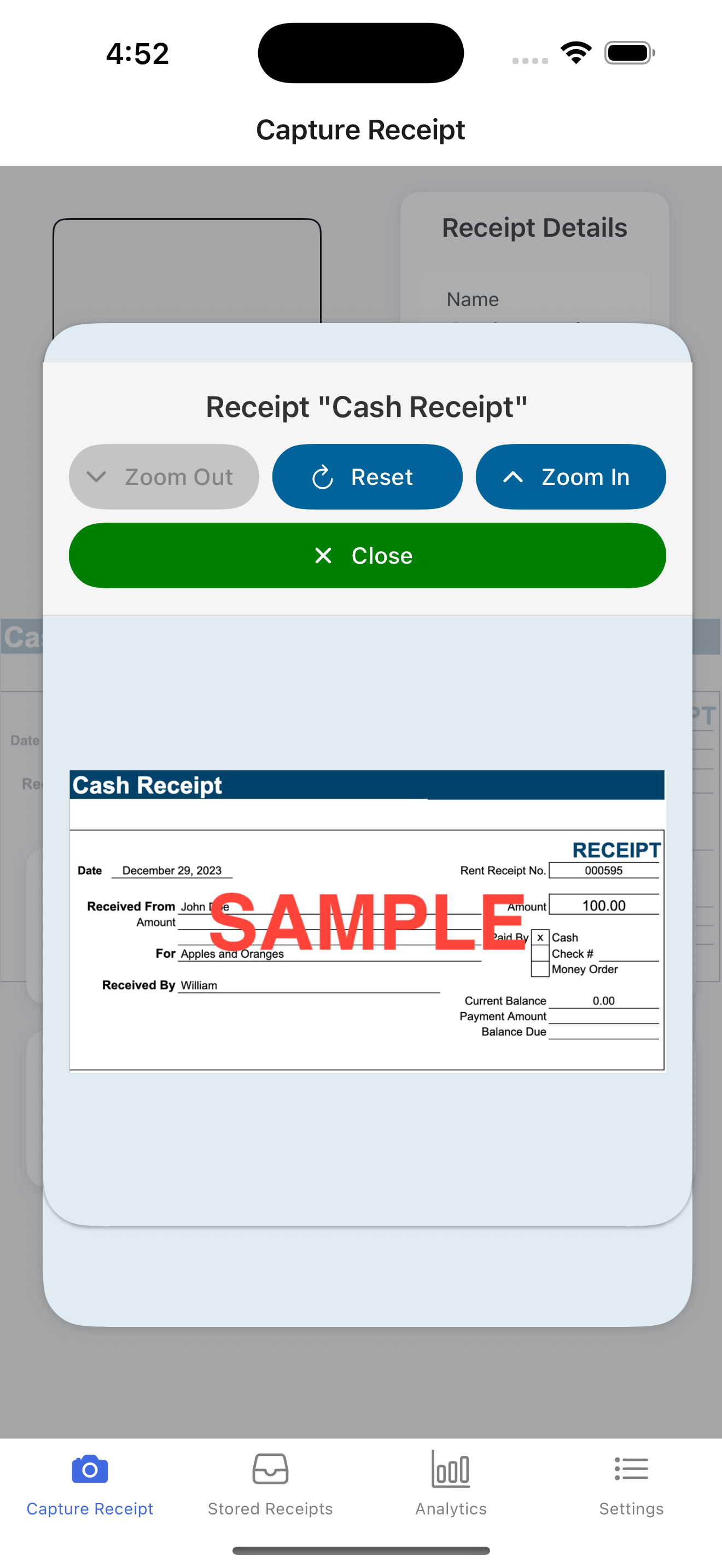 Receiptopia Screenshot 2