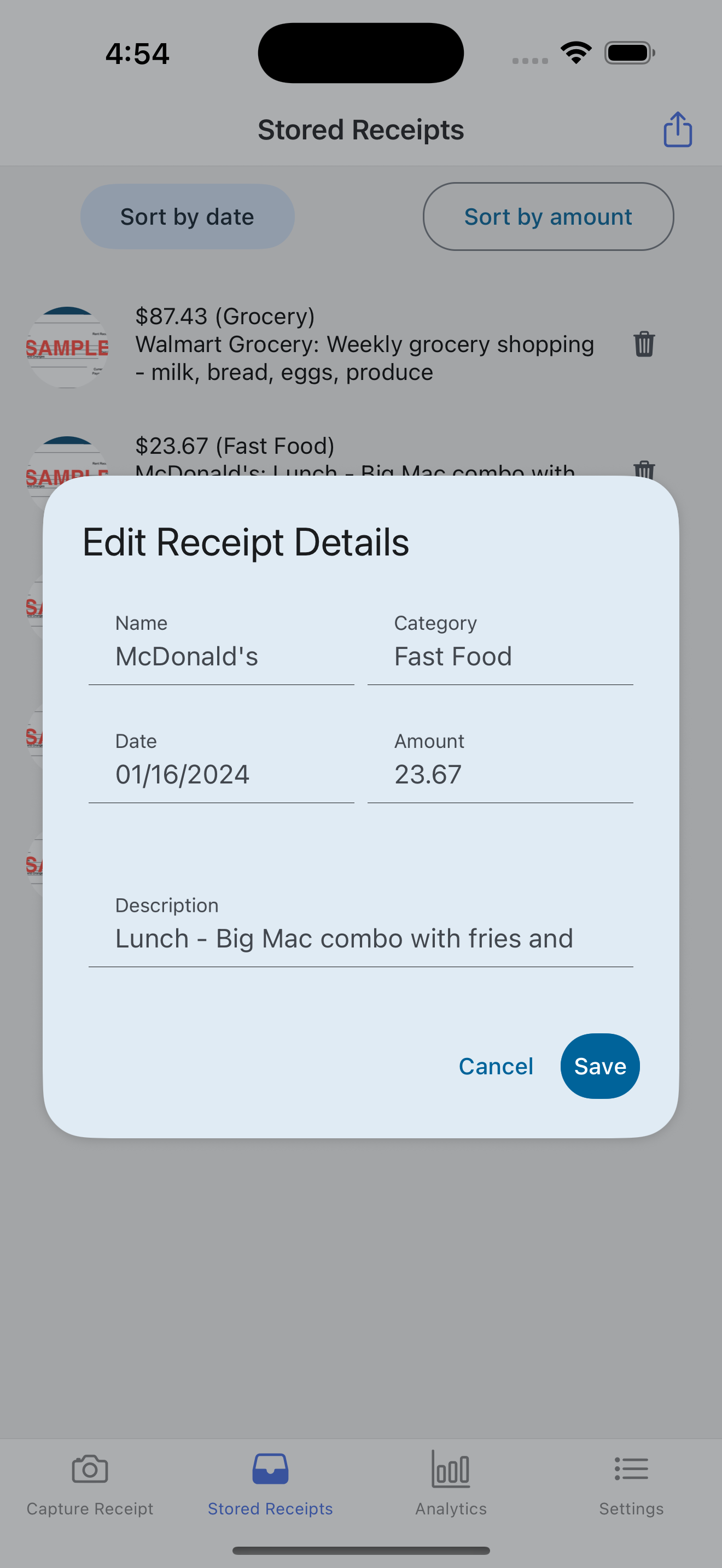 Receiptopia Screenshot 4
