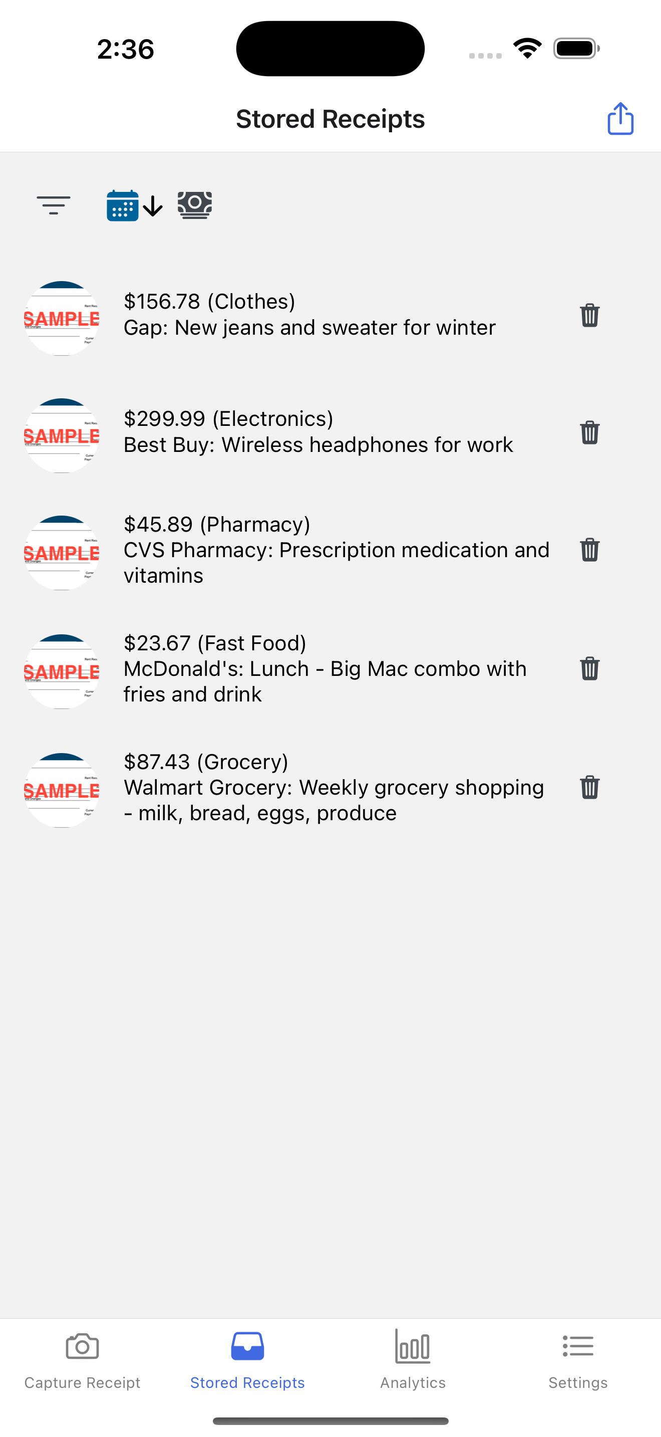 Receiptopia Screenshot 5